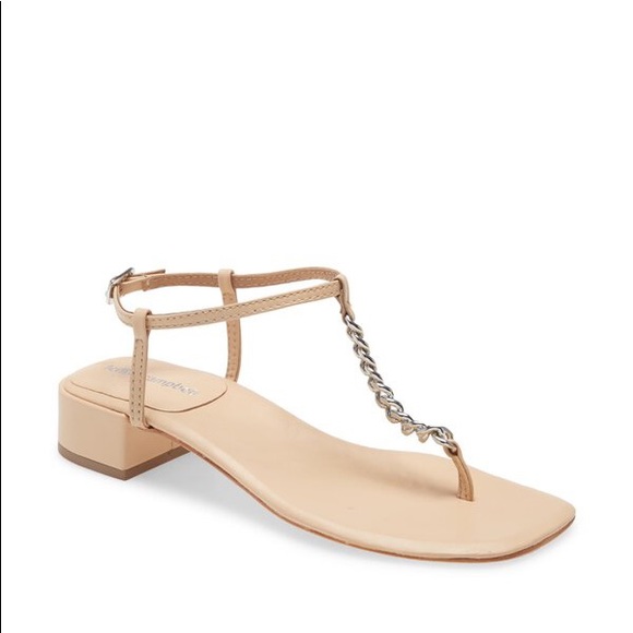 Jeffrey Campbell Shoes - NEW Jeffrey Campbell Tan Chain Sandal SZ 8